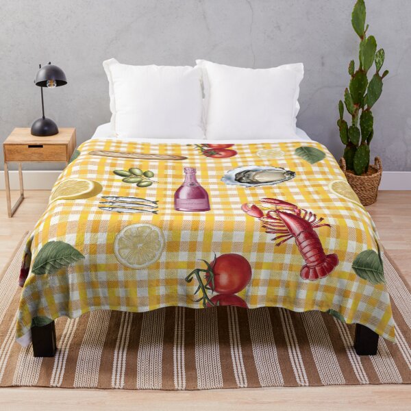 Item preview, Italian summer food on classic plaid designed and sold by OneLastWish.