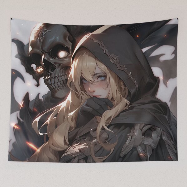 Item preview, Dark Gothic Fantasy Horror Anime Girl designed and sold by bubblegoth.