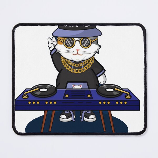 Item preview, Cats On Synthesizers In party Sticker designed and sold by dex1one.