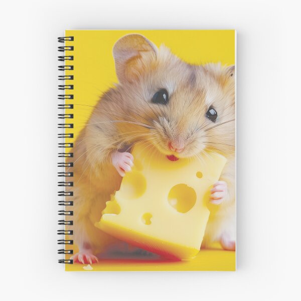 Item preview, Cute hamster eating a giant chunk of cheese designed and sold by cutepid.