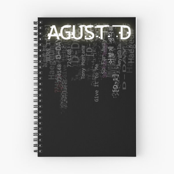 Item preview, Agust D Glitch Falling Song Names designed and sold by Dyrinda.