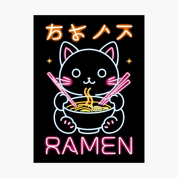 Item preview, Ramen Cat designed and sold by Lukasz Kobylka.