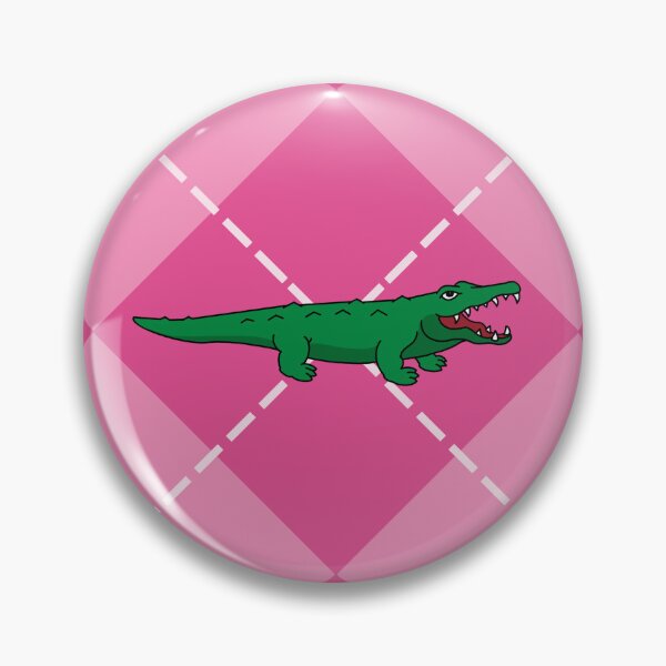 Item preview, Preppy Pink Crocodile designed and sold by tandre.