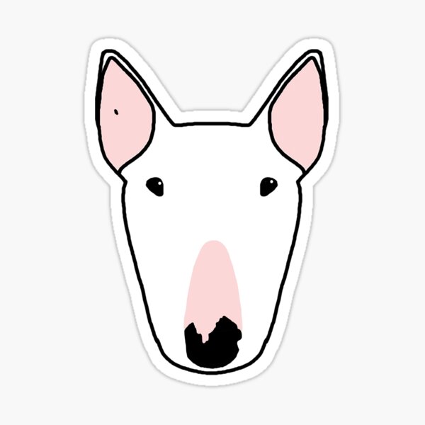 Item preview, Sydney The Bull Terrier designed and sold by emilydevineart.