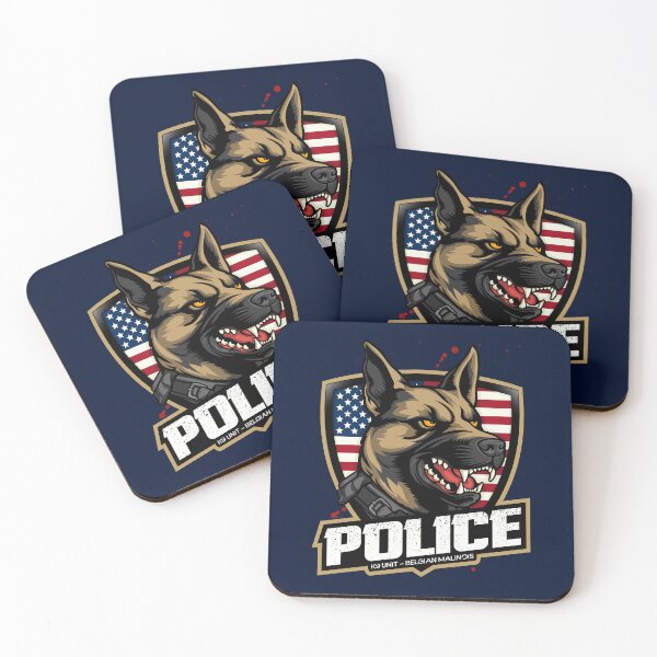 Item preview, Police K9 Unit - Belgian Malinois designed and sold by GarmentMonkeyCo.