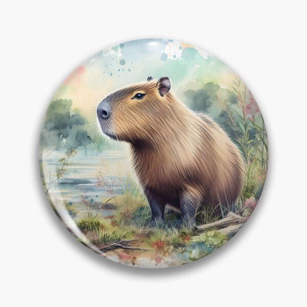 Item preview, Capybara Art #30 | Capybara Lovers designed and sold by ksgraphics222.