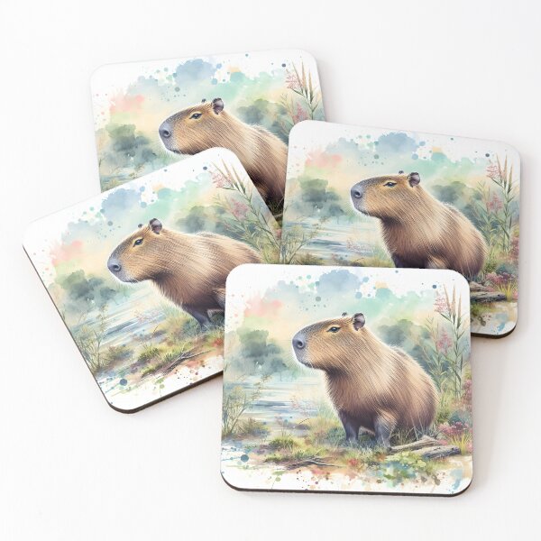 Item preview, Capybara Art #30 | Capybara Lovers designed and sold by ksgraphics222.