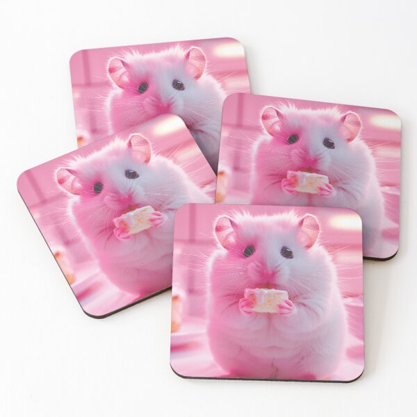 Item preview, Cute hamster eating a piece of cake designed and sold by cutepid.