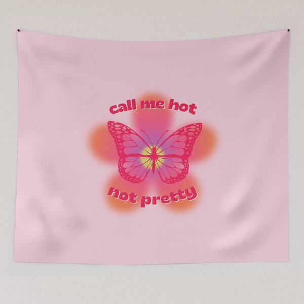 Item preview, call me hot not pretty butterfly  designed and sold by karma-style.
