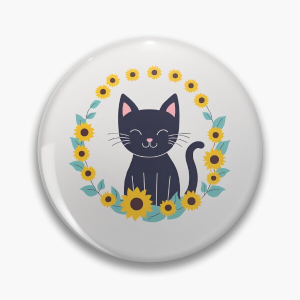 Item preview, CAT IN SUNFLOWER, CAT, SUNFLOWER designed and sold by GOLDENGARDENART.