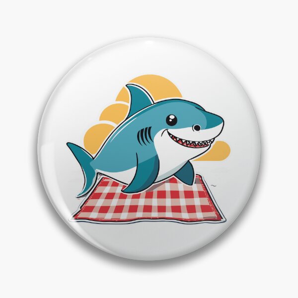 Item preview, Fun and Whimsical "Shark Picnic" Design - Dive into Playful Adventures designed and sold by InwzaDesign.