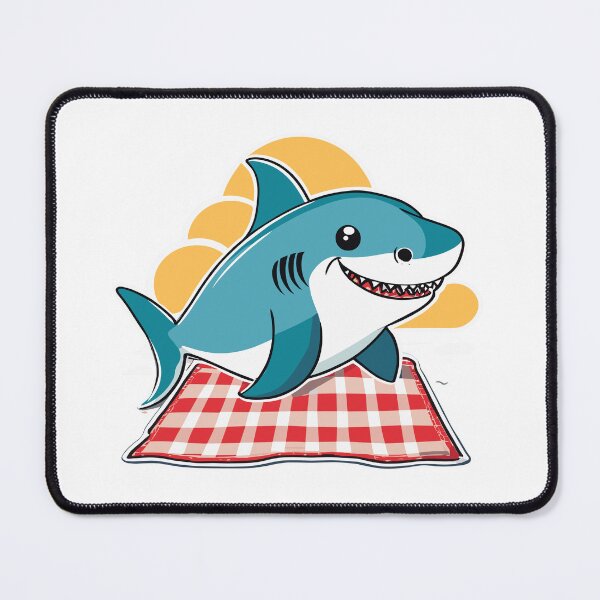 Item preview, Fun and Whimsical "Shark Picnic" Design - Dive into Playful Adventures designed and sold by InwzaDesign.