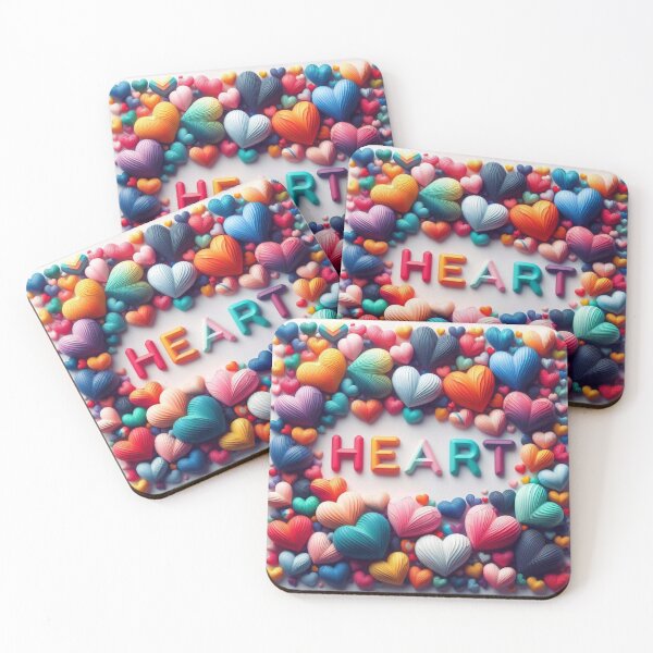 Item preview, Heart colors designed and sold by ChicOnColore.