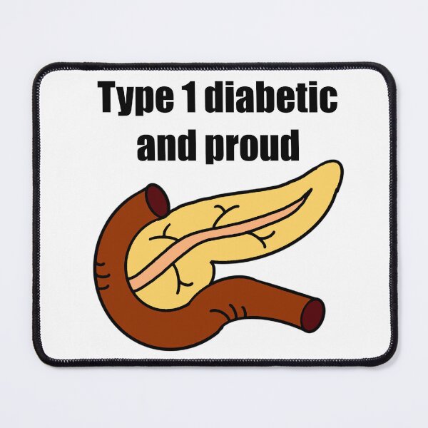Item preview, Type 1 diabetic and proud  designed and sold by Animals-by-JB.