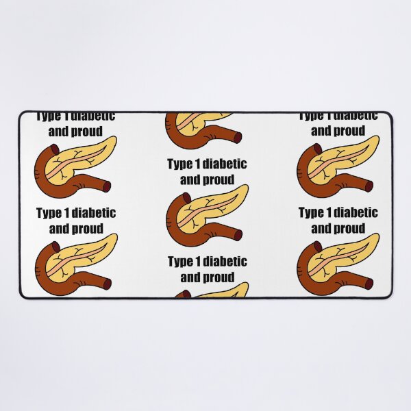 Item preview, Type 1 diabetic and proud  designed and sold by Animals-by-JB.