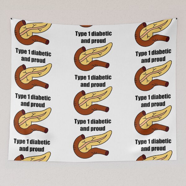 Item preview, Type 1 diabetic and proud  designed and sold by Animals-by-JB.