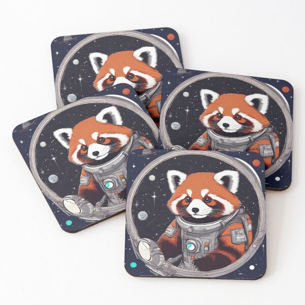 Item preview, Cosmic Explorer Red Panda designed and sold by Maverick Spirit.