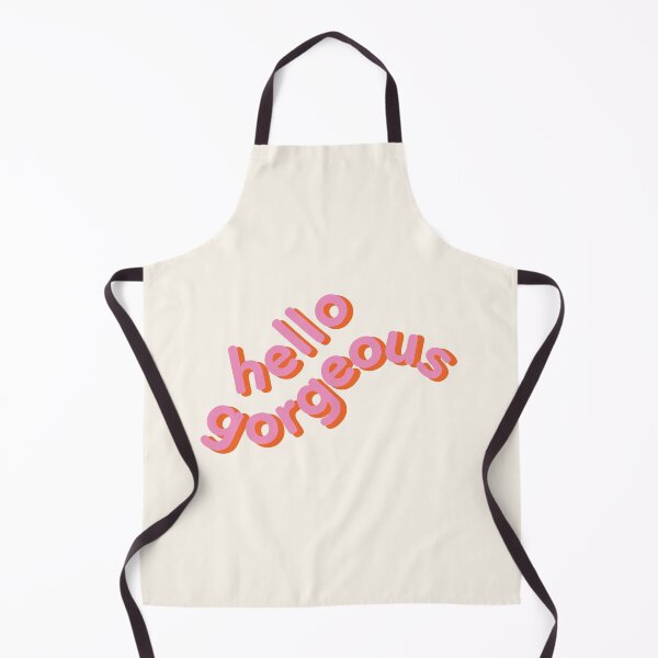 Item preview, Hello Gorgeous Feminine Girl Power Quote designed and sold by nineFlorals.