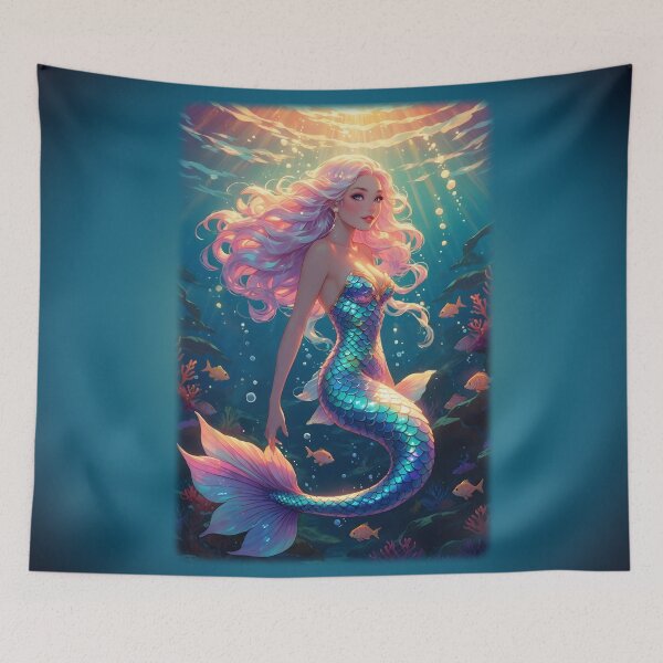 Item preview, Coral Mermaid designed and sold by Eva Nev.