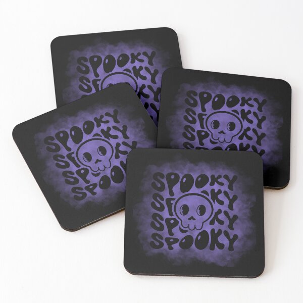 Item preview, Halloween Skull in purple  designed and sold by MarigoldandLily.