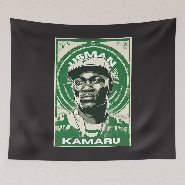 Item preview, Vintage Kamaru Usman Strong Mixed Martial King of Nigerian Fighter designed and sold by FociCreate.