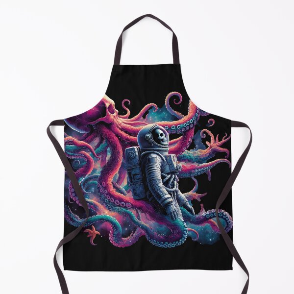 Item preview, Cosmic Encounter: Astronaut & Octopus in Celestial Embrace designed and sold by zoughlal.