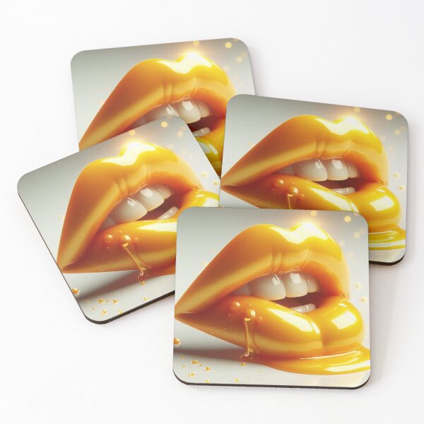 Item preview, labios amarillos designed and sold by ChicOnColore.