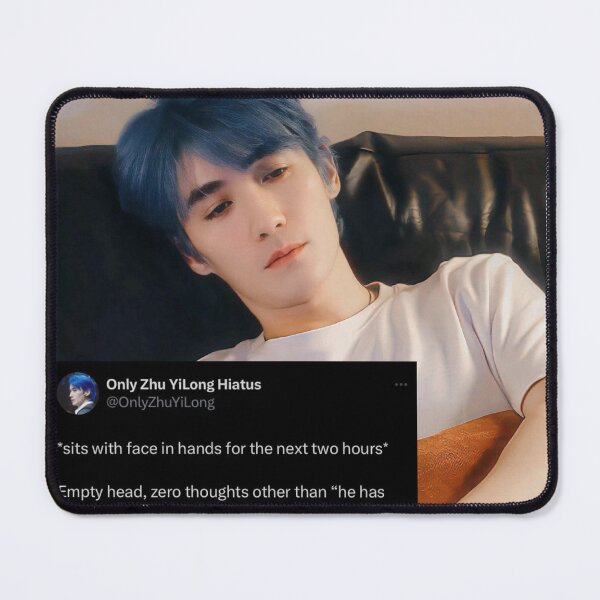 Item preview, Zhu Yilong with blue hair reaction (comedy) designed and sold by EspressoSeokJin.