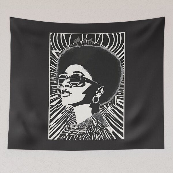 Item preview, Coolest Jazz Vintage Esperanza Spalding Minimalist Bassist Musician Singer designed and sold by FociCreate.