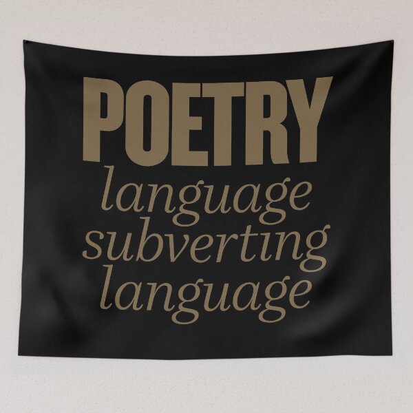 Item preview, Poetry, language subverting language. v.6 designed and sold by x1brett.