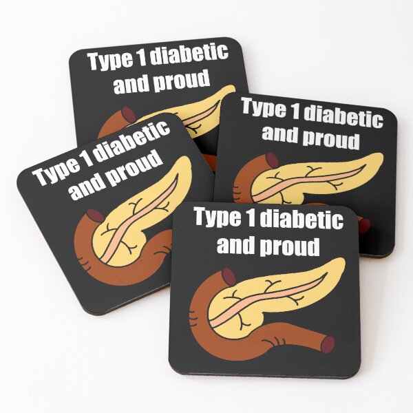 Item preview, Type 1 diabetic and proud  designed and sold by Animals-by-JB.