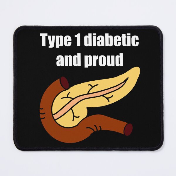 Item preview, Type 1 diabetic and proud  designed and sold by Animals-by-JB.