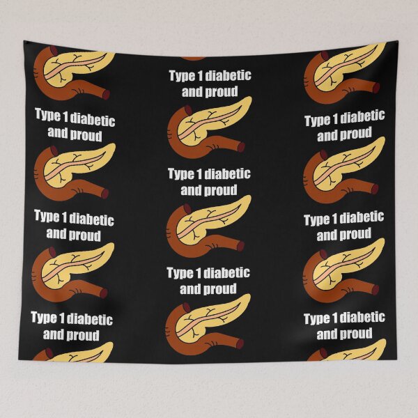 Item preview, Type 1 diabetic and proud  designed and sold by Animals-by-JB.