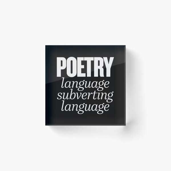 Item preview, Poetry, language subverting language. v.9 designed and sold by x1brett.