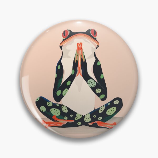 Item preview, Yoga Frog designed and sold by ArtsySesta.