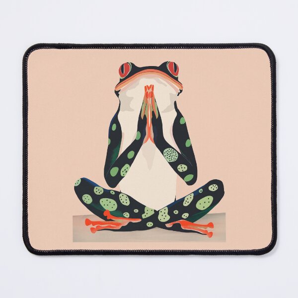 Item preview, Yoga Frog designed and sold by ArtsySesta.