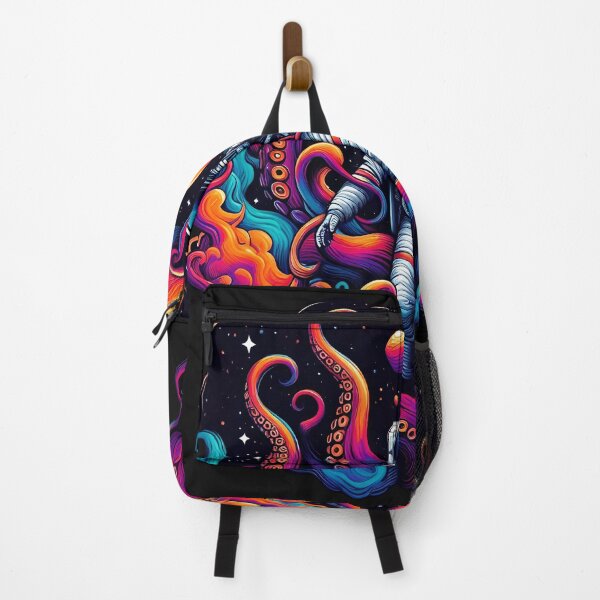 Item preview, Cosmic Voyager: Astronaut Amidst Swirling Nebula Colors designed and sold by zoughlal.