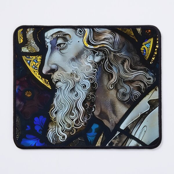 Item preview, Stained Glass Art: Moses from the Bible designed and sold by mebraart.