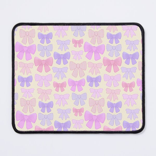 Item preview, Colourful cute girly purple gingham bows designed and sold by Lindsay Marie Patterns.
