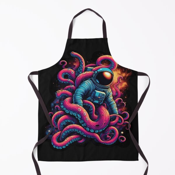 Item preview, Galactic Tango: Astronaut and Octopus in Celestial Embrace designed and sold by zoughlal.