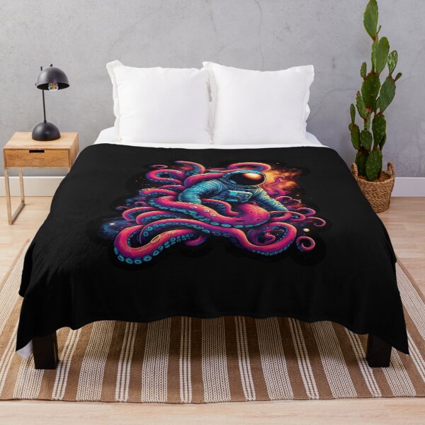 Item preview, Galactic Tango: Astronaut and Octopus in Celestial Embrace designed and sold by zoughlal.