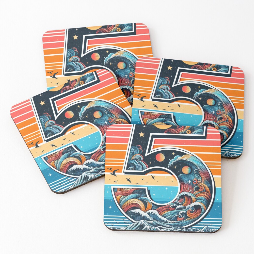 Item preview, Coasters (Set of 4) designed and sold by KumarDesignLab.