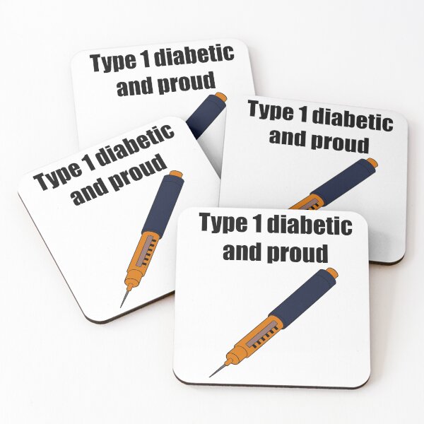 Item preview, Type 1 diabetic and proud  designed and sold by Animals-by-JB.