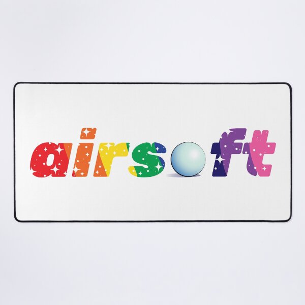 Item preview, Colorful Rainbow Airsoft Logo with Sparkling Effects designed and sold by Carsondood.