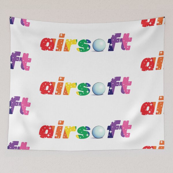 Item preview, Colorful Rainbow Airsoft Logo with Sparkling Effects designed and sold by Carsondood.
