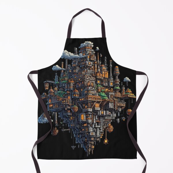 Item preview, Whimsical Skyward Metropolis: Steampunk Floating City designed and sold by zoughlal.