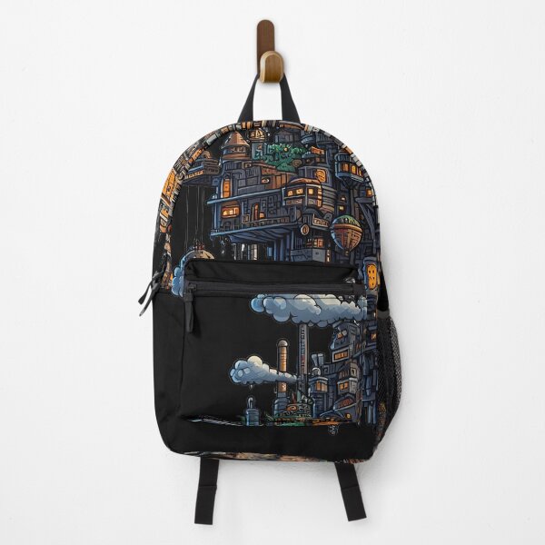 Item preview, Whimsical Skyward Metropolis: Steampunk Floating City designed and sold by zoughlal.
