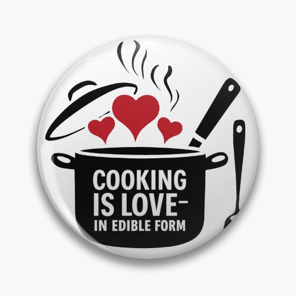 Artikelvorschau, Kochen ist Liebe in essbarer Form. entworfen und verkauft von MrERNST.