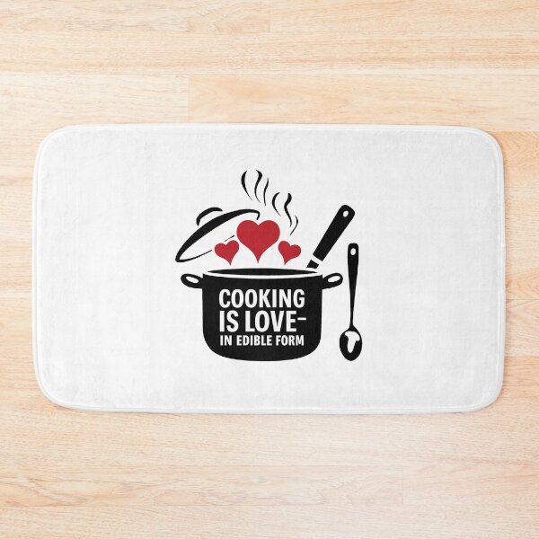 Artikelvorschau, Kochen ist Liebe in essbarer Form. entworfen und verkauft von MrERNST.