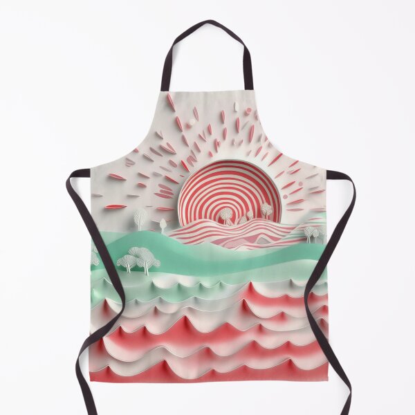 Item preview, Summer road to the sea/red, mint green, white/1 designed and sold by My-fake-places.